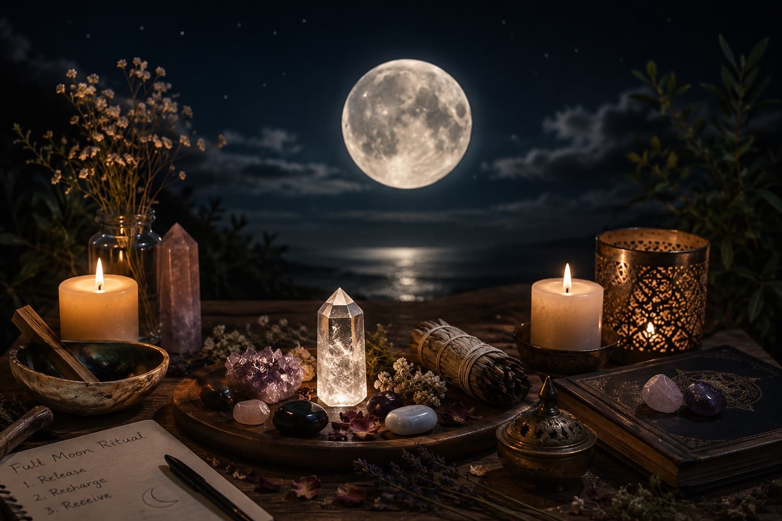 New Moon Ritual: How to Set Powerful Intentions with the Lunar Cycle
